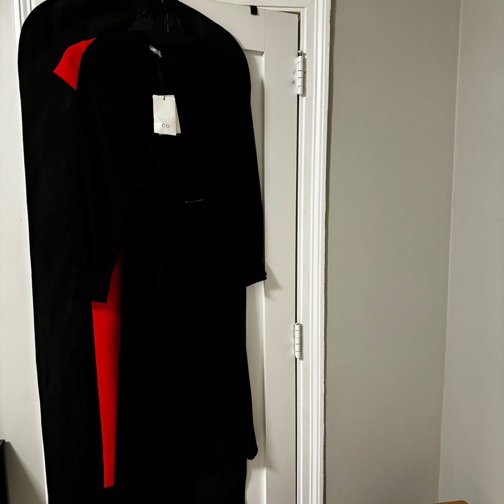 CO Essentials Pleated Panel Midi Dress | NWT | Size XS - Picture 13 of 15